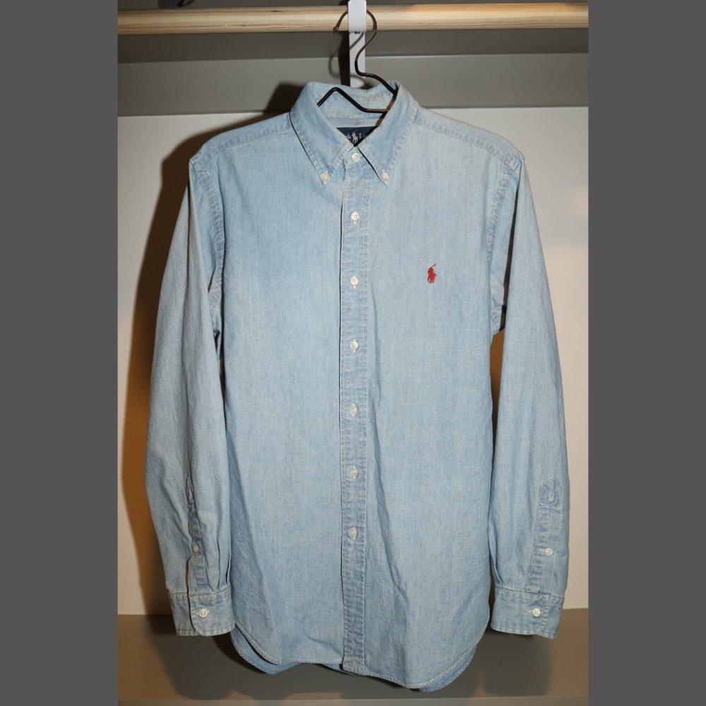 Polo Ralph Lauren Indigo Chambray Shirt Size M